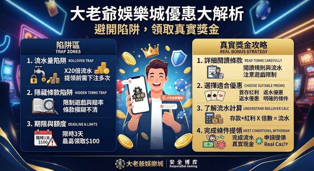 避開陷阱，領取真實獎金